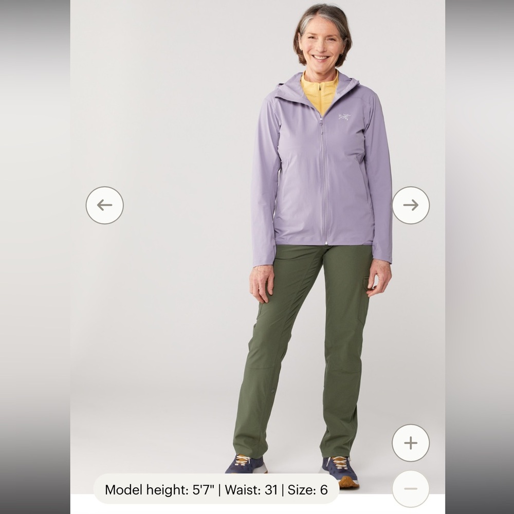 REI NWT Kühl Women’s Freeflex Roll-Up Hiking Pants- Dark Moss - Picture 4 of 9